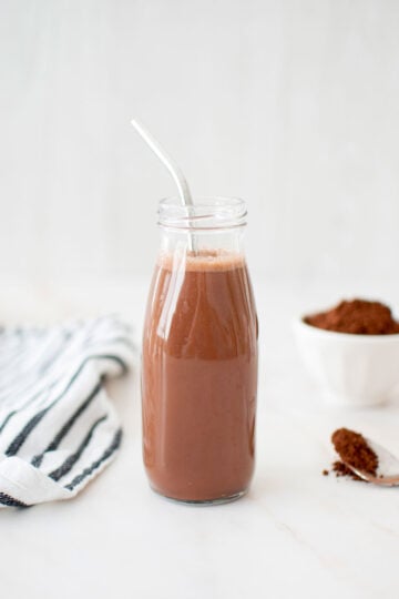 homemade chocolate coconut water, zico chocolate coconut water copycat