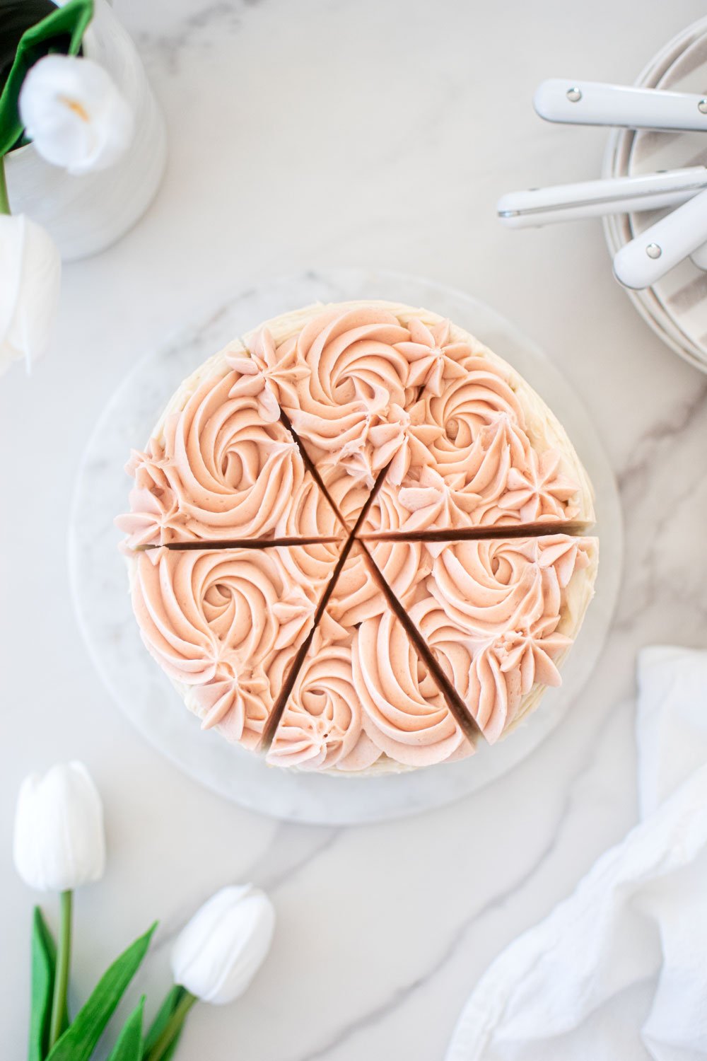 strawberry almond cake
