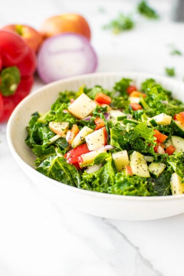 apple kale salad