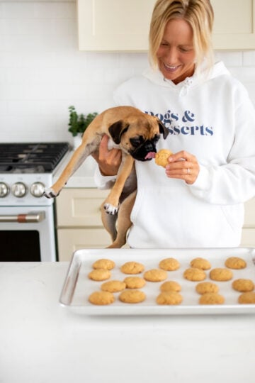 peanut butter dog cookies