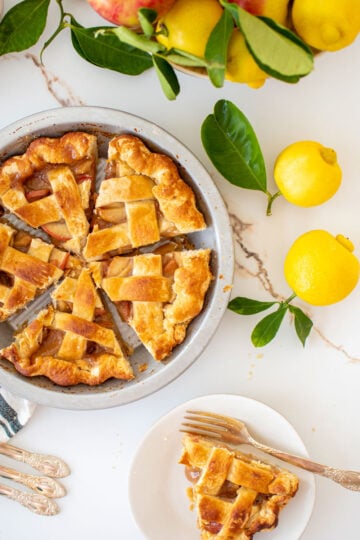 honey lemon apple pie
