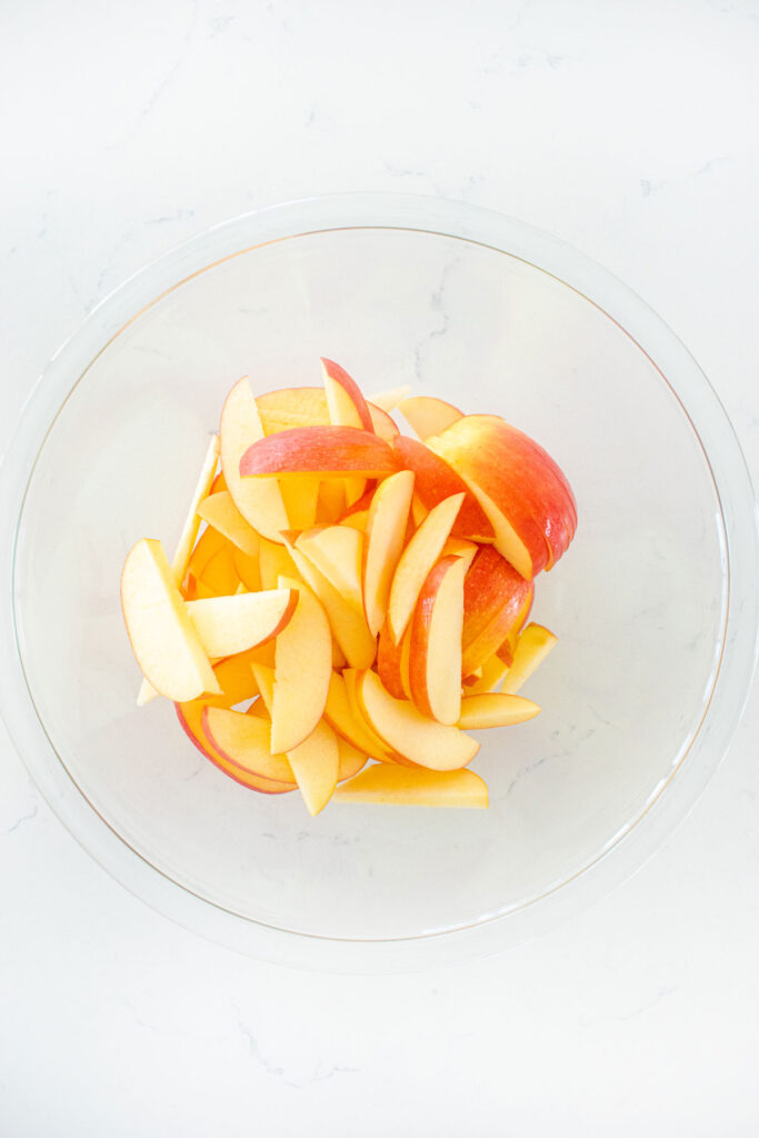 eggless honey apple galette
