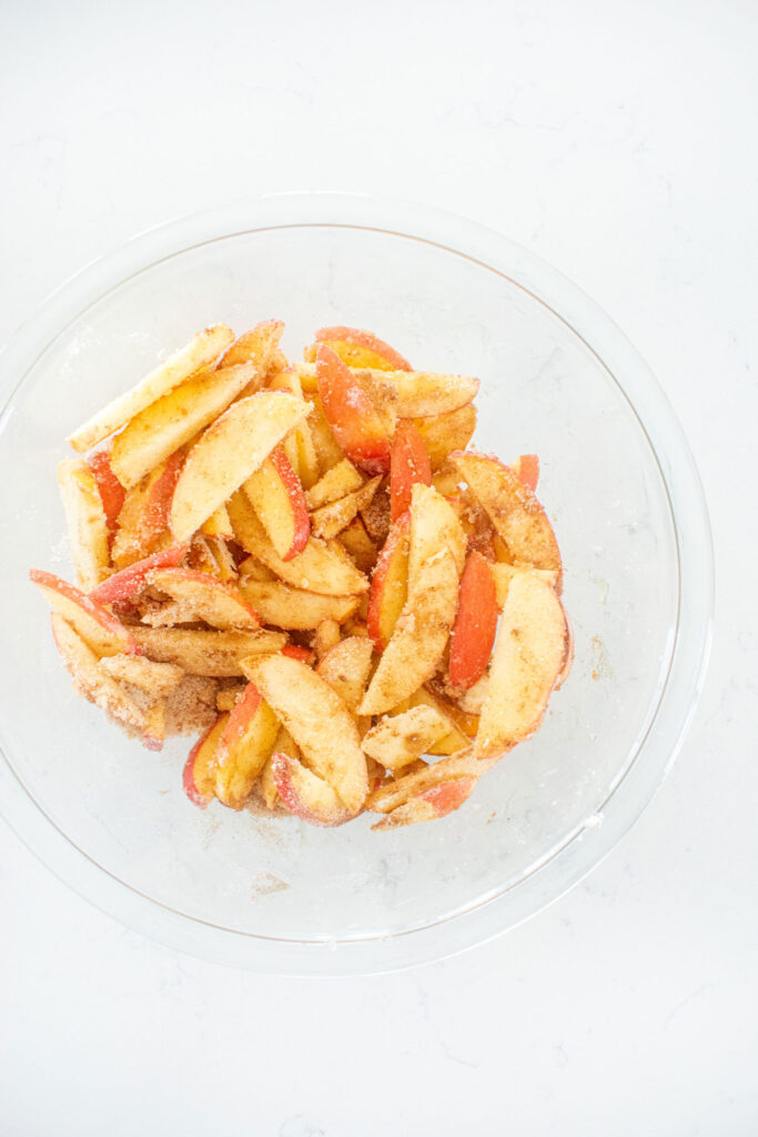 eggless honey apple galette