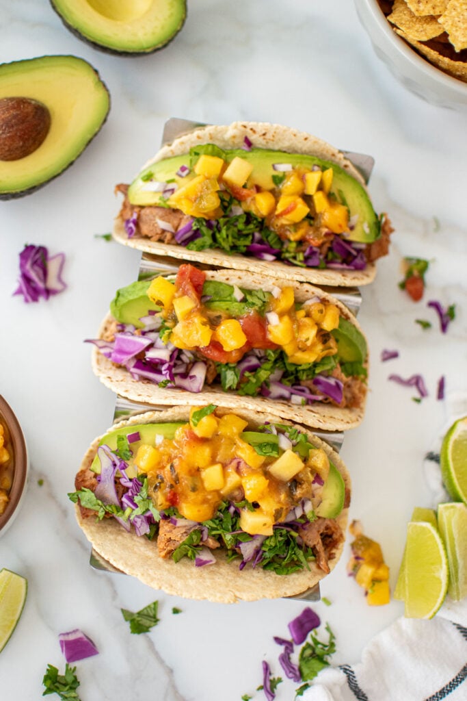 chili lime ahi fish tacos