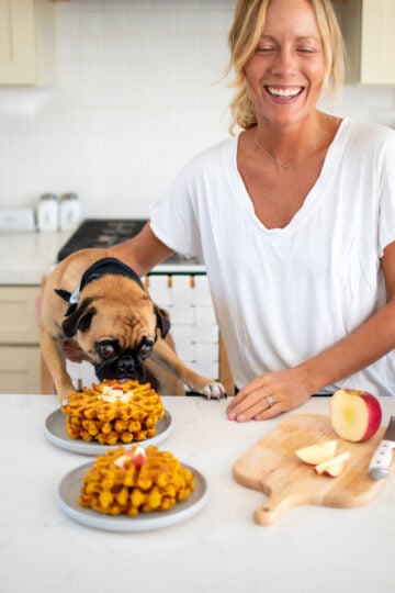 pumpkin waffles for dogs