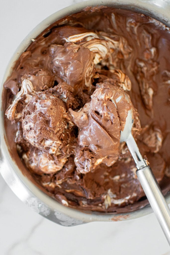 organic rocky road ice cream