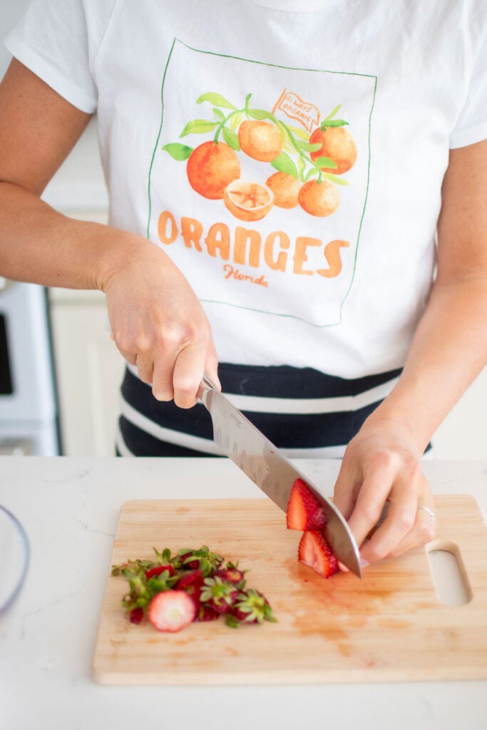 eggless strawberry honey galette