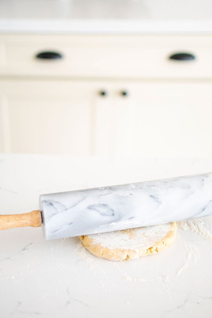 eggless strawberry honey galette