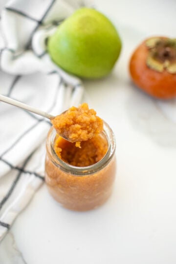 persimmon apple cider jam