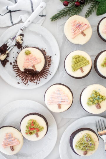 christmas tree cupcakes