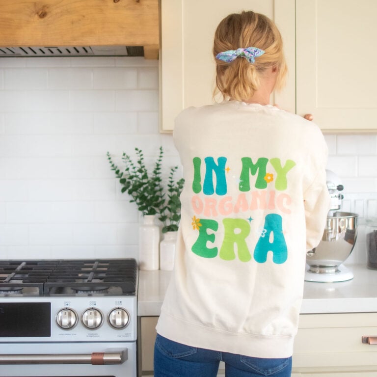 in my organic era sweatshirt