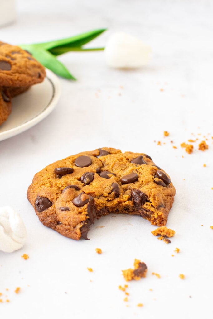 caramel chocolate chip cookies