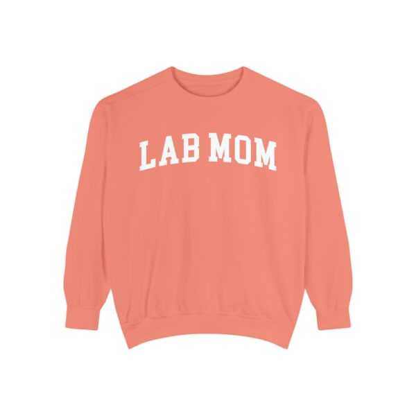 orange lab mom sweatshirt.