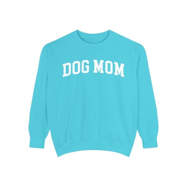 teal dog mom sweatshirt.