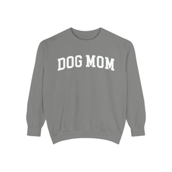 gray dog mom sweatshirt.